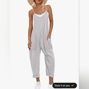Amazon Light Gray Jumpsuit